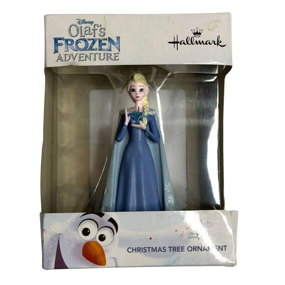 Hallmark Disney Olafs Frozen Adventure Elsa Ornament Christmas Tree NIB